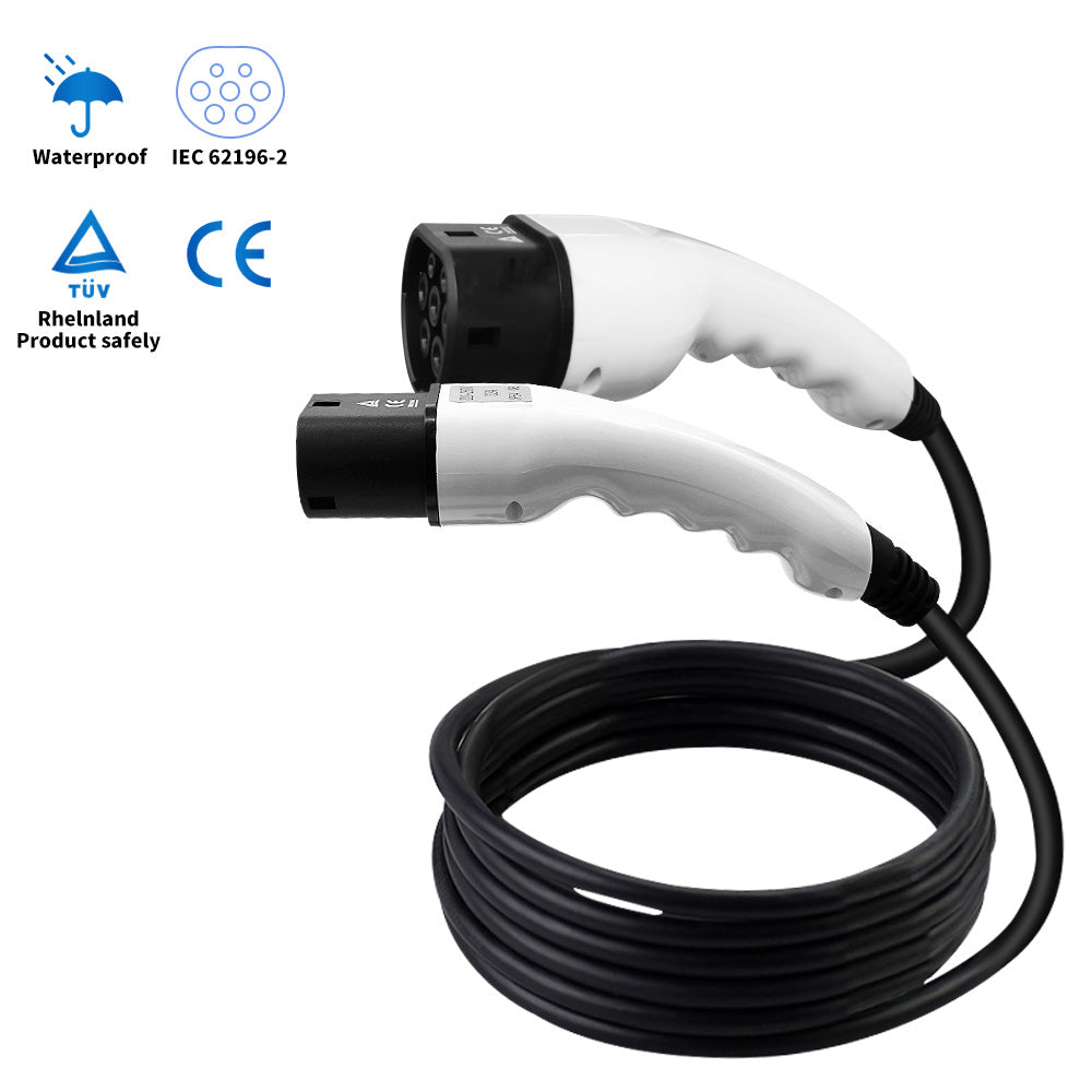 EV Charging Cable 11KW 16A 3 Phase Type 2 +gift. - Helia Beer Co